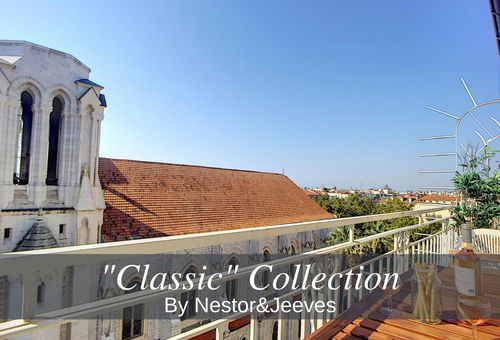 Spacious top floor apartment with one bedroom.