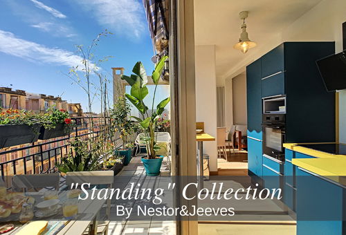 A beautiful 2 bedroom duplex apartment on the top floor.