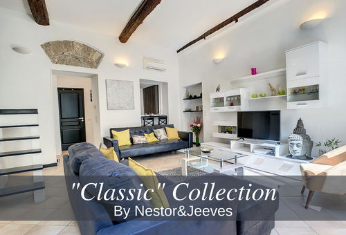 Spacious apartment with one bedroom and sleeping area located a few...