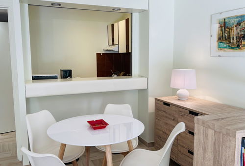 Grand studio avec terrasse dans un immeuble de standing à 150m de la Croisette