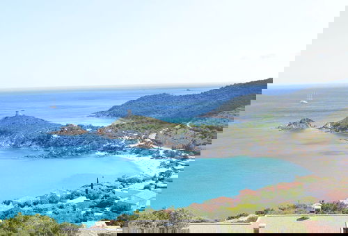 The villa "Carol" with its private pool (7m x 4m) and heated spa, overlooking...