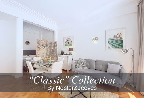 A lovely, completely renovated apartment. It has 1 bedroom with 2 beds...