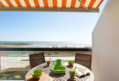 Carnac Grande Plage, 2-room split-level apartment + mezzanine. SEA VIEW