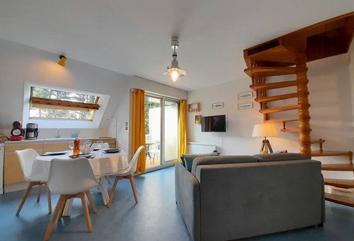 Saint-Philibert, in Strandnähe, 3-Zimmer-Maisonette-Wohnung. Kostenloses WLAN