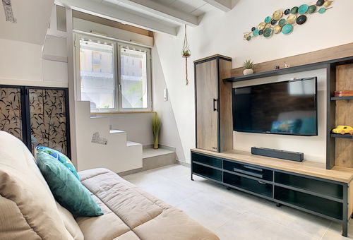 A lovely duplex apartment.