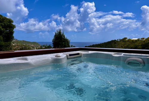 Contemporary villa in Colombier near Corrosol Beach.