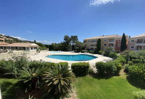 In a secure residence with swimming pool, tennis.