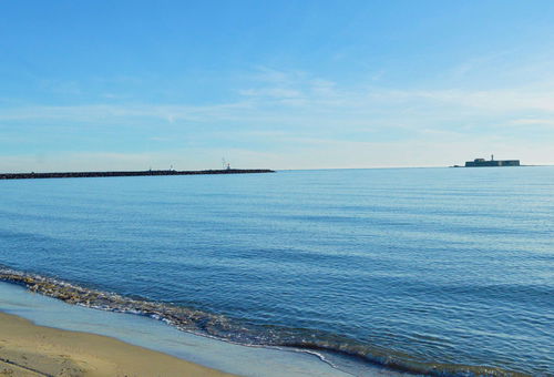 100m from the beach.