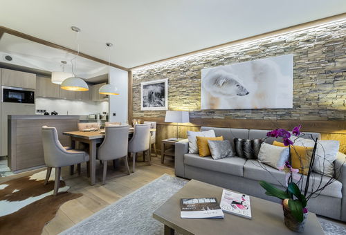 Appartement à louer à Courchevel avec garage