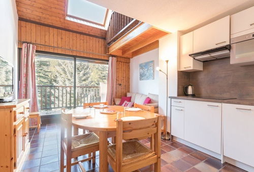 Studio avec mezzanine, vue sur les montagnes - Chantemerle