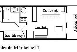 Méribel (73) - Center district - Residence Le Chalet de Méribel
Studio...