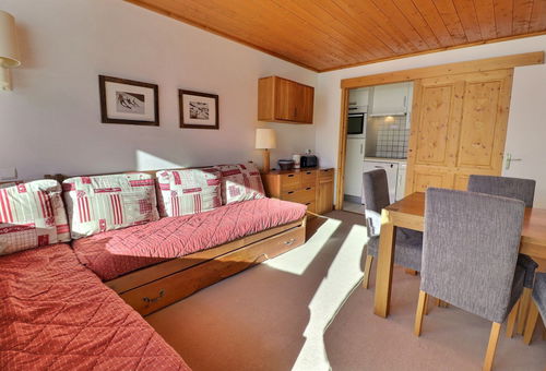 Jolie vue pour cet appartement à 2 pas du centre et des remontées