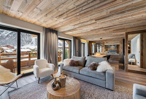 Magnifique vues pour cet appartement proche des pistes et du centre.