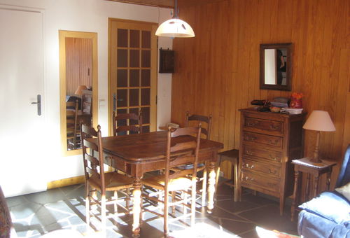Studio at the foot of the ski lifts with a breathtaking view of La Saulire