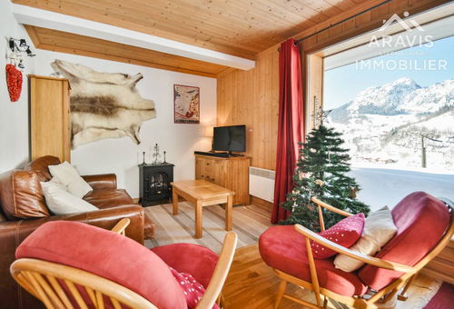 Fully equipped 2 bed Appartement de for 4 with terrace 100m from the slopes!