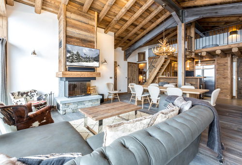 Exceptional new 5 room apartment of 100 m2 with fireplace that can...