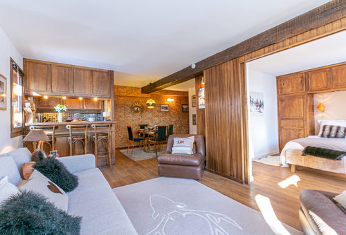 Au pied des télécabines de Solaise et de l'Olylmpique, appartement de centre...