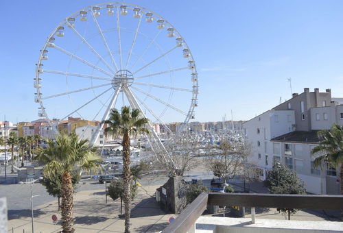 Proximité du port et des animations du Cap d'Agde.