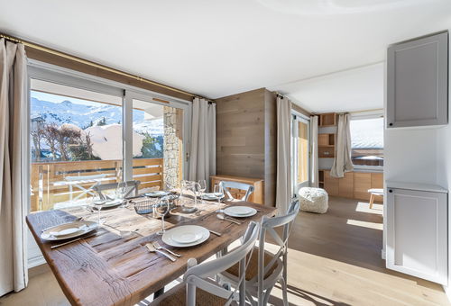 Appartement lumineux et moderne en rez de jardin aux pieds des pistes