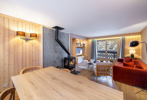 Chaleureux appartement au centre de Megève
