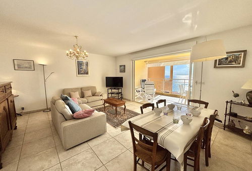 Beautiful view of the Golfe from the large terrace of this apartment, close...