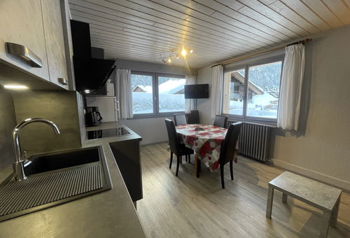 Ski-in/ski-out apartment in a chalet 550m from shops