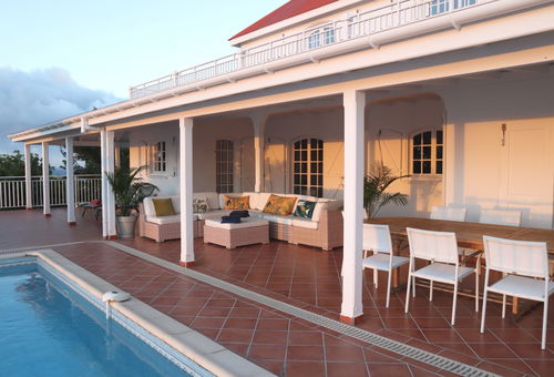 An exceptional view of the bay of South Gustavia to the west of Saint...