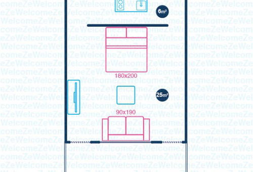 Appartement 1 chambre Saint-françois-longchamp