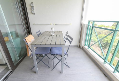 Apartment with AC, terrace, sea view, swimming pool, parking -BENAKEY