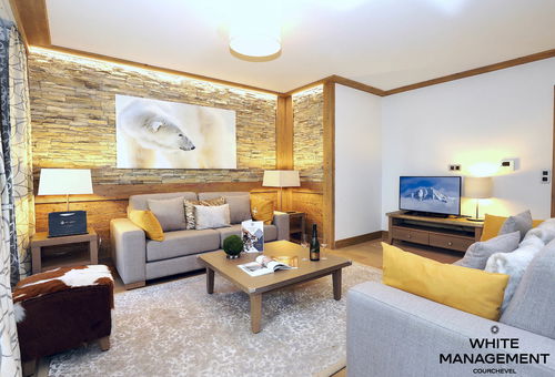 Spacious apartment with a clean line style