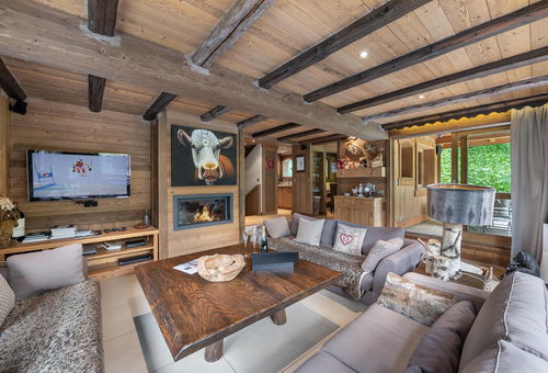 Cosy chalet familial à 15mn des pistes.