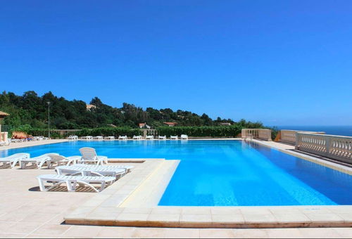 Shared pool and tennis court.