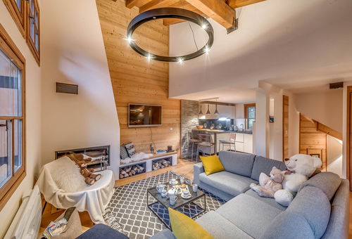 SEMI DETACHED Chalet - 7 rooms 12 persons - 129m2 - 6 bedrooms and 6...