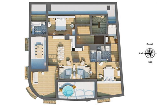Appartement Impératoire **** - 3 Vallées : Ski, Therme