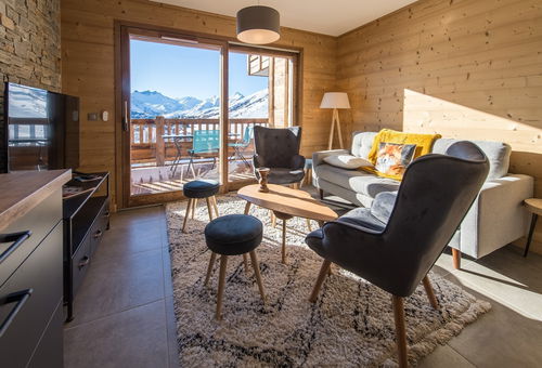 Magnifique duplex sur les pistes, vue panoramique