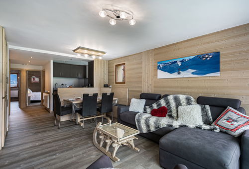 Agréable appartement avec une superbe vue sur les montagnes