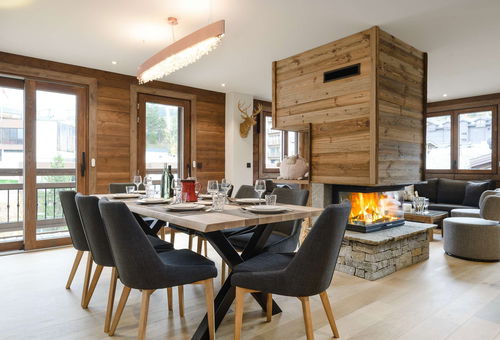 Very nice apartment with fireplace, located in the heart of the resort....