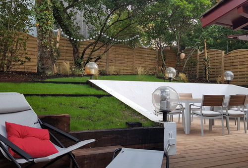 Charming villa, Gaume style, with a fenced garden and terrace, at a walking...