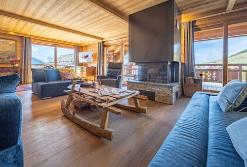 Appartement de standing skis aux pieds