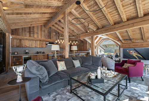 Magnificent chalet with Spa area, located in teh Fornet, 100m from the ski lifts