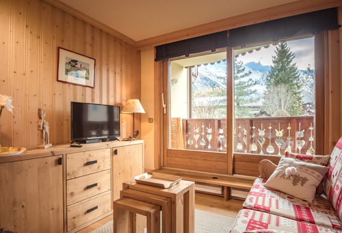 Bel appartement avec ascenseur avec une jolie vue sur le Mont-Blanc