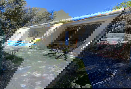 With a private swimming pool and a field to play Petanque !