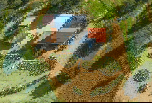 A luxury stone house typical from Corsica.