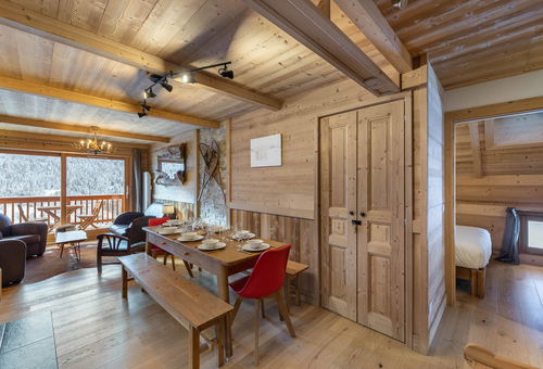 Duplex apartment located near the center of the station and the chairlift of...