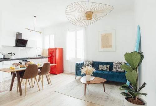 Eingebettet in einer ruhigen Wohnstraße bietet dieses 50 m2 große Apartment...