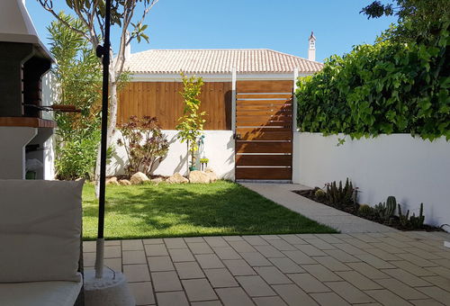 With a pleasant private garden.