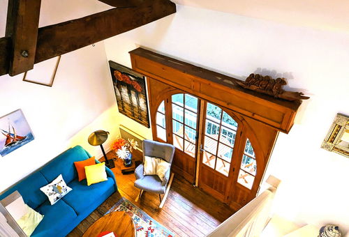 Appartement en duplex Esprit "Bohème" proche de la plage centrale