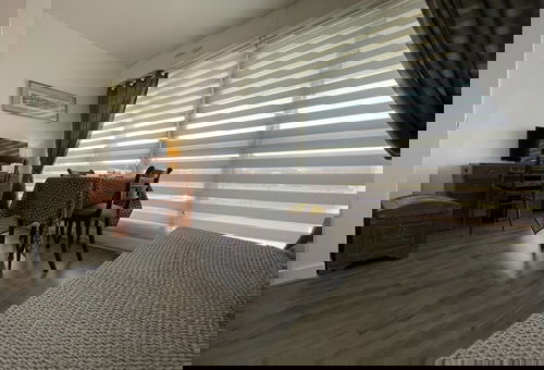 Shared pool in the residence.