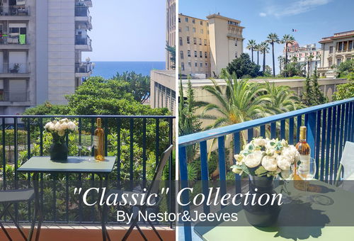 Agréable studio avec balcon plein sud sur la Promenade des Anglais