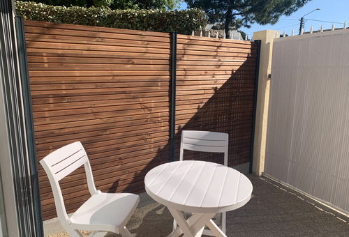 Apartment with terrace and small garden, 400m from the beach of La Baule